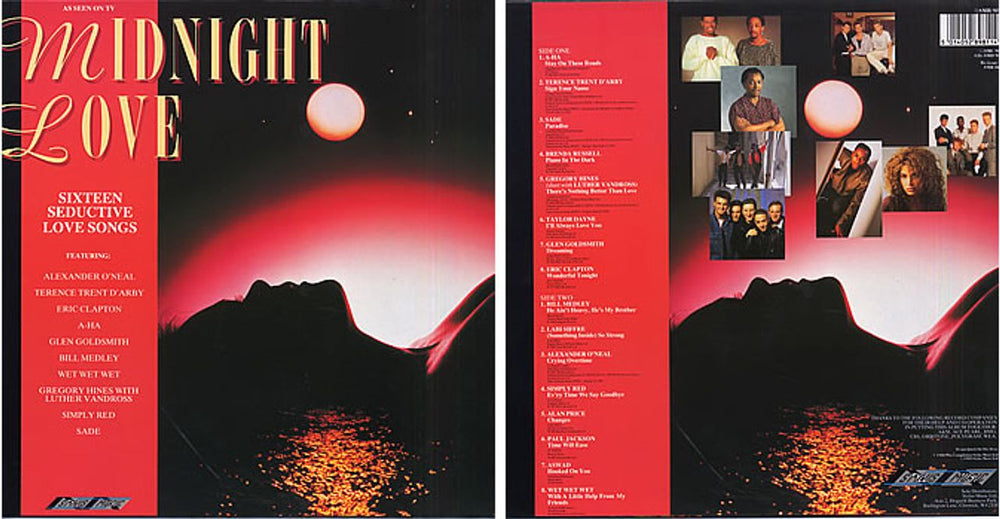 Various-Pop Midnight Love UK vinyl LP album (LP record) SMR981