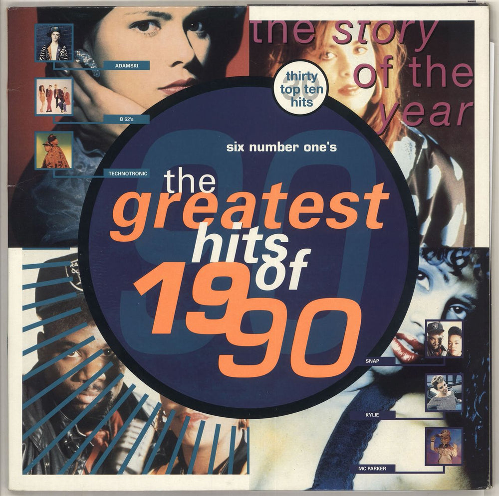 Various-Pop The Greatest Hits Of 1990 UK 2-LP vinyl record set (Double LP Album) STAR2439