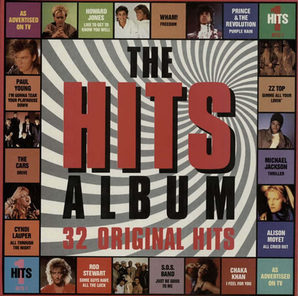 Various-Pop The Hits Album UK 2-LP vinyl record set (Double LP Album) HITS1