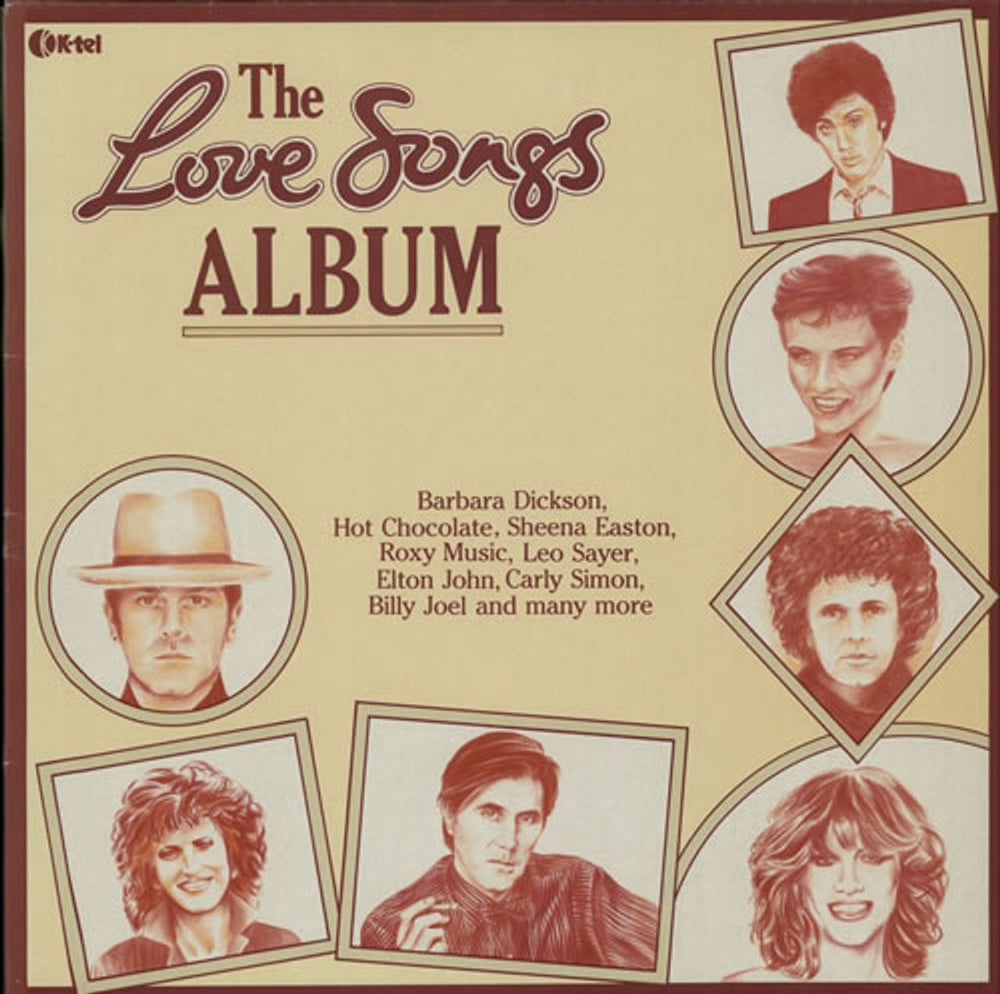 Various-Pop The Love Songs Album UK vinyl LP album (LP record) NE1179