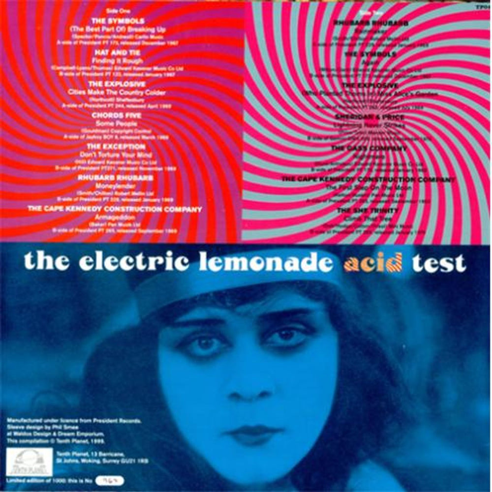 Various-Prog & Psych The Electric Lemonade Acid Test UK vinyl LP album (LP record) LSDLPTH414585