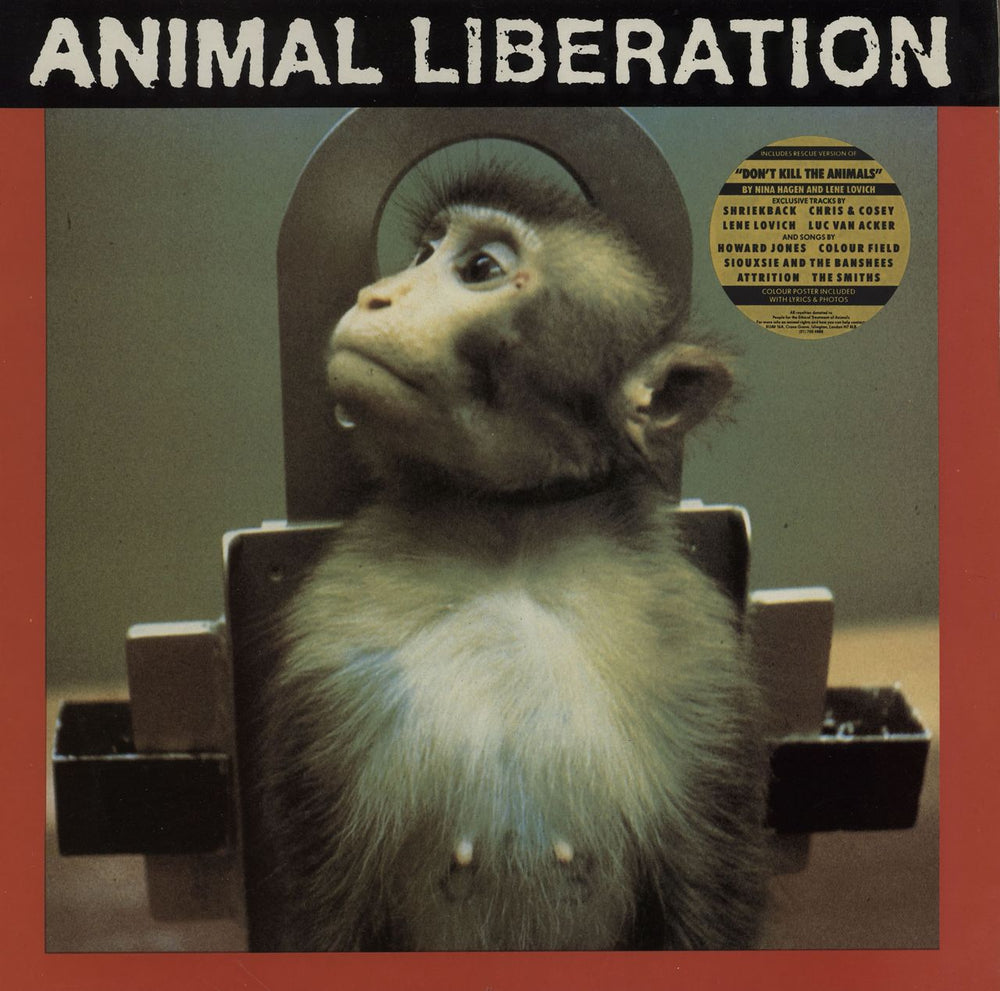 Various-Punk & New Wave Animal Liberation UK vinyl LP album (LP record) WAXUK25