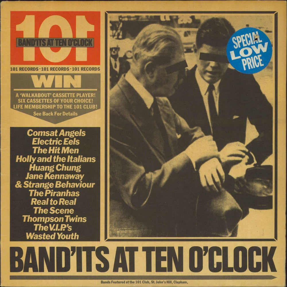 Various-Punk & New Wave Band'its At Ten O'Clock - Price Stickered - Deletion hole UK vinyl LP album (LP record) 2384116