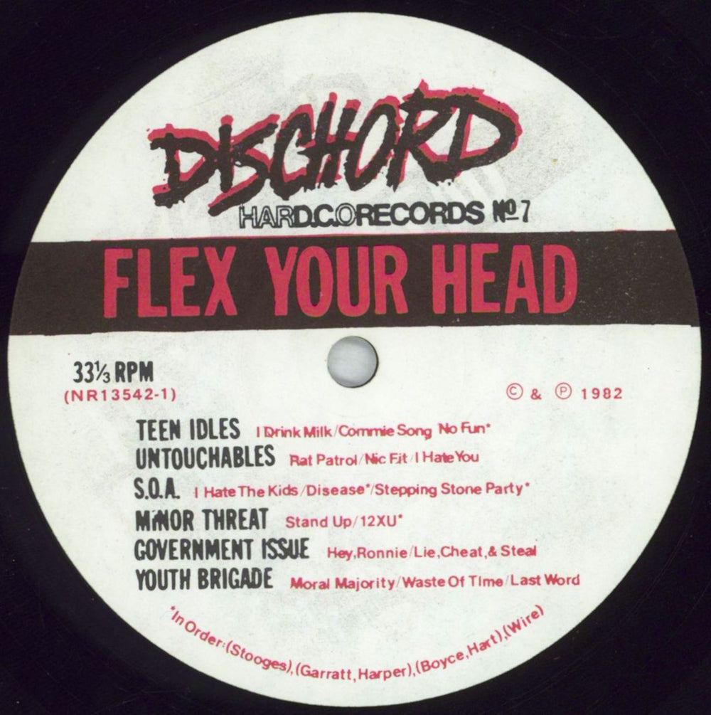 Various-Punk & New Wave Flex Your Head - $6.00 Blurry Sleeve US vinyl LP album (LP record) PVALPFL828945