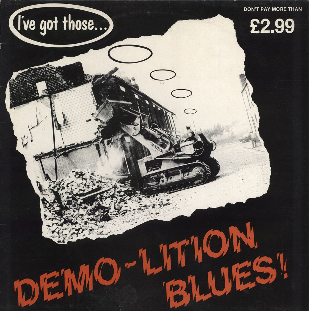 Various-Punk & New Wave (I've Got Those...) Demo-Lition Blues! UK Promo vinyl LP album (LP record) INSANELP1