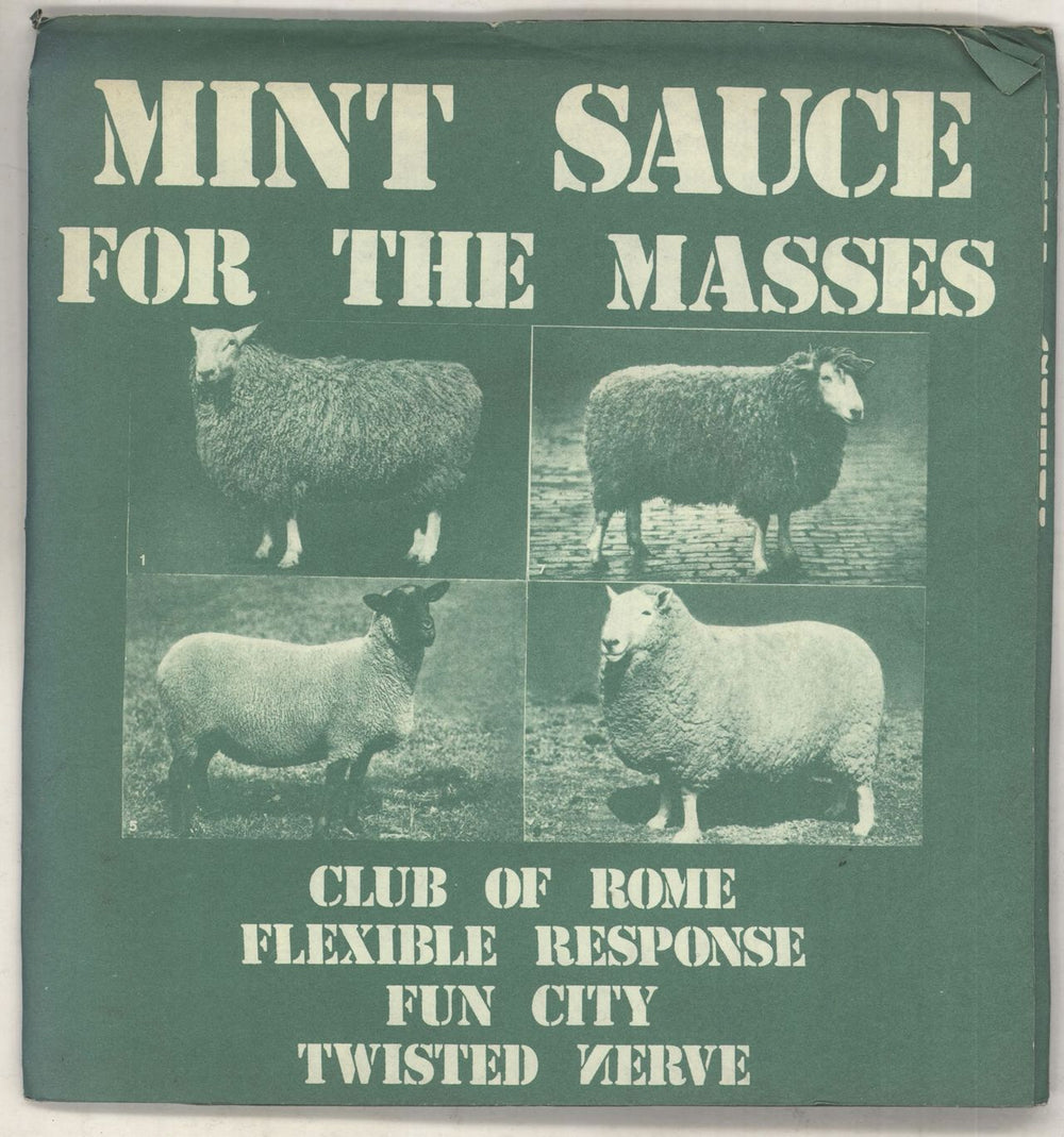 Various-Punk & New Wave Mint Sauce For The Masses UK 7" vinyl single (7 inch record / 45) PLAY1