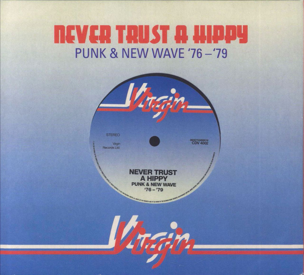 Various-Punk & New Wave Never Trust A Hippy - Punk & New Wave '76-'79 UK 3-CD album set (Triple CD) CDV4002