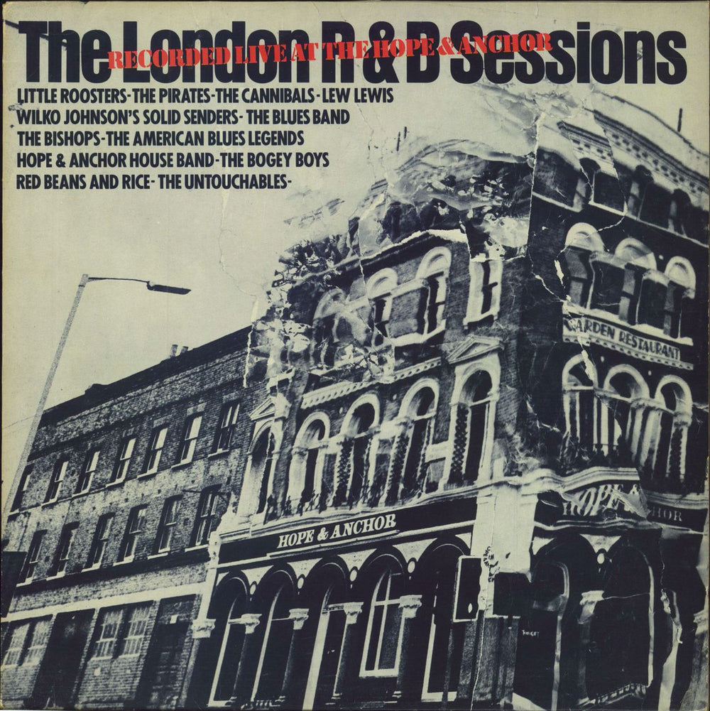 Various-Punk & New Wave The London R&B Sessions UK vinyl LP album (LP record) DAI2