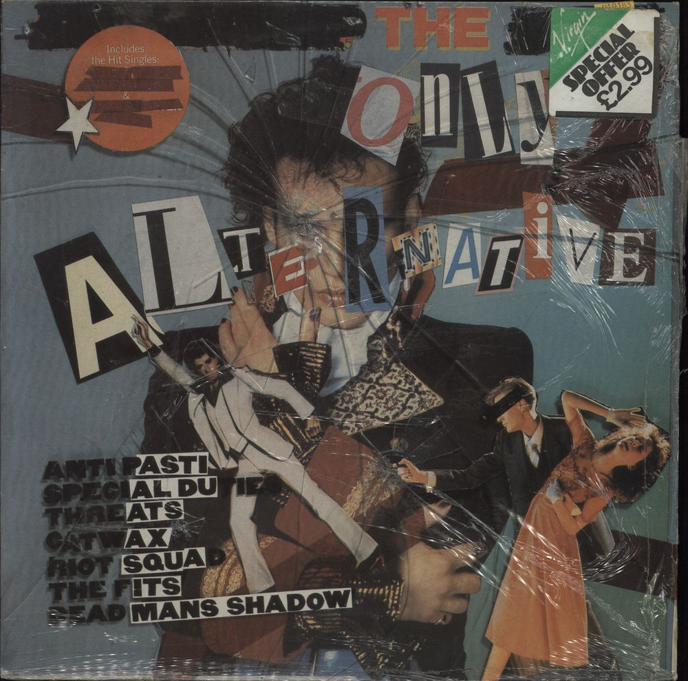 Various-Punk & New Wave The Only Alternative UK vinyl LP album (LP record) ABOUT10