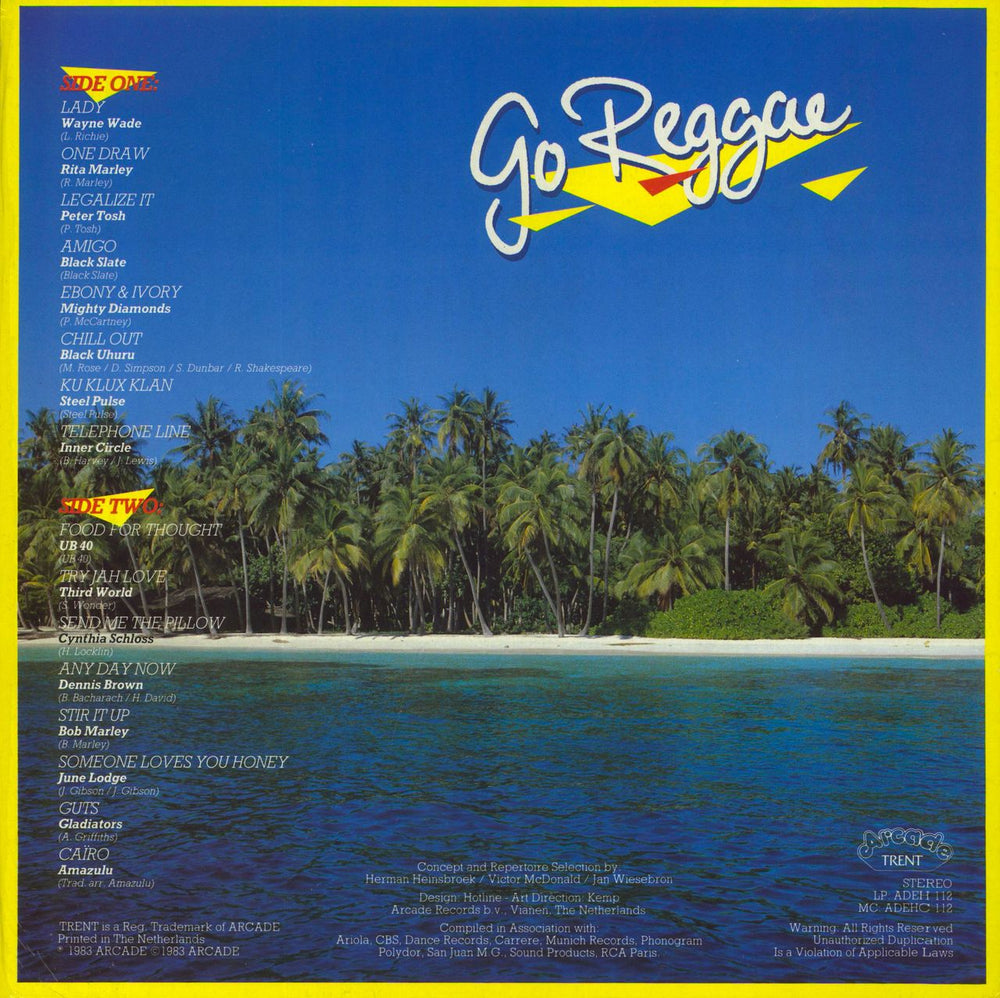 Various-Reggae & Ska Go Reggae Dutch vinyl LP album (LP record)