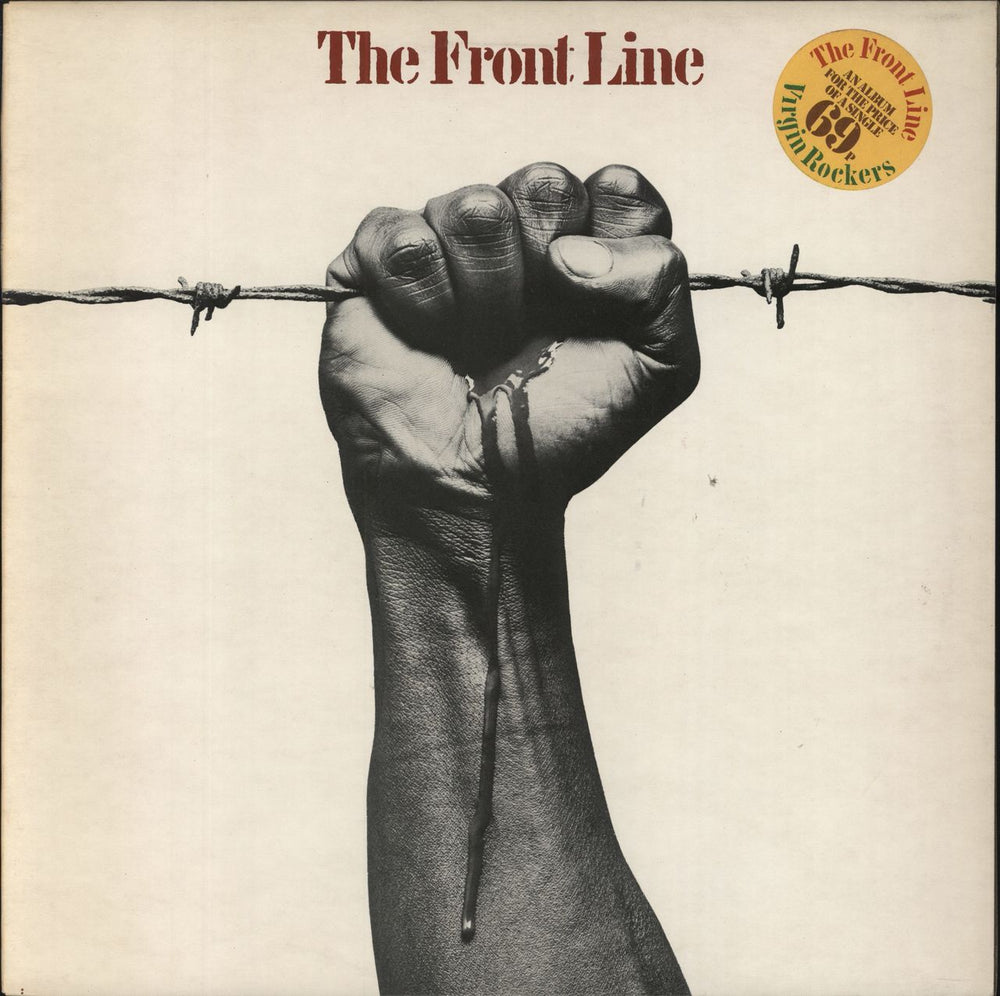 Various-Reggae & Ska The Front Line - Price Stickered UK vinyl LP album (LP record) VC503