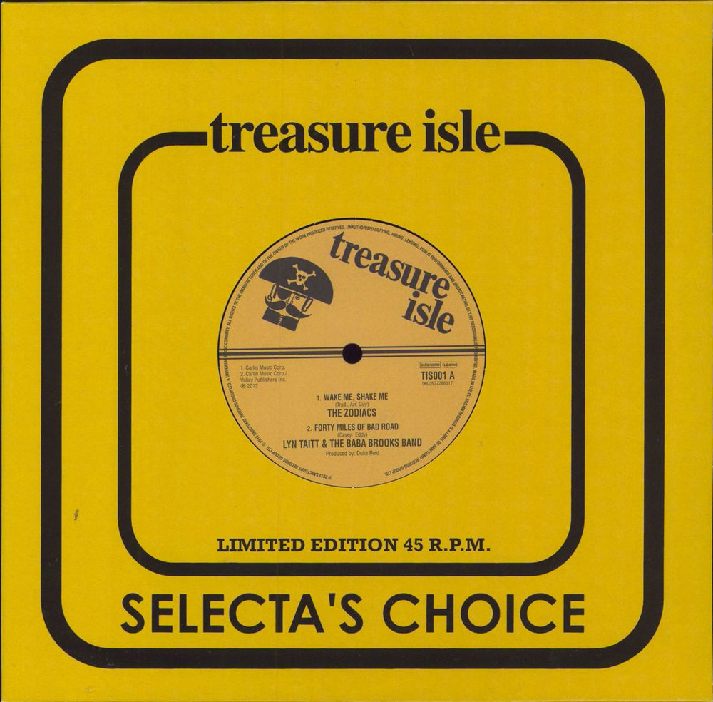 Various-Reggae & Ska Treasure Isle Selecta's Choice UK 10" vinyl single (10 inch record) TIS001