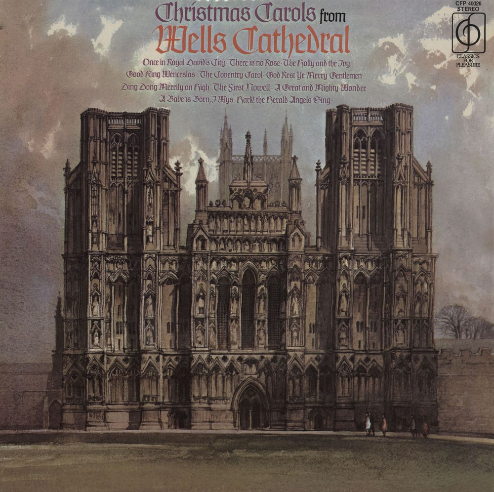 Various-Religious Christmas Carols From Wells Cathedral UK vinyl LP album (LP record) CFP40026