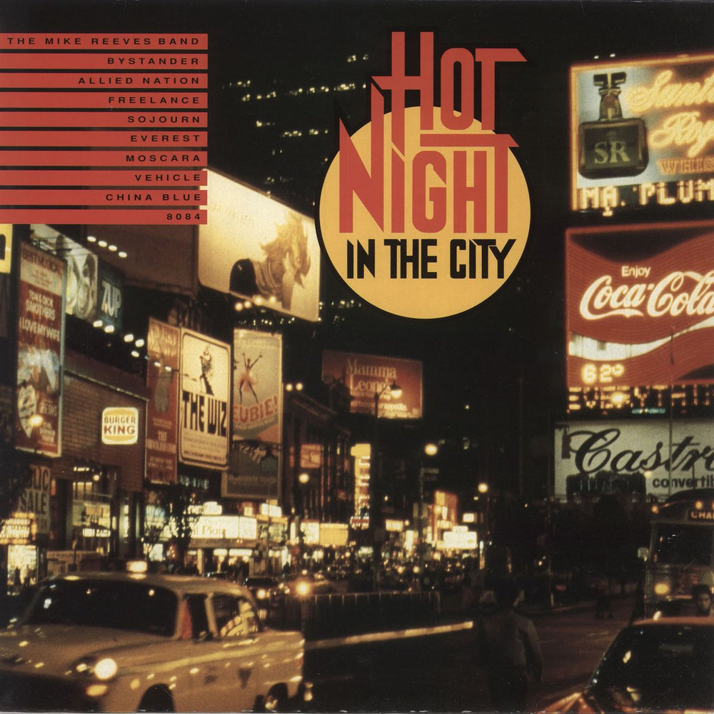 Various-Rock & Metal Hot Night In The City German vinyl LP album (LP record) WKFMLP134