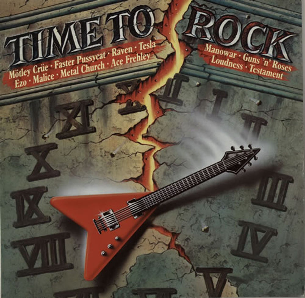 Various-Rock & Metal Time To Rock UK vinyl LP album (LP record) WX113