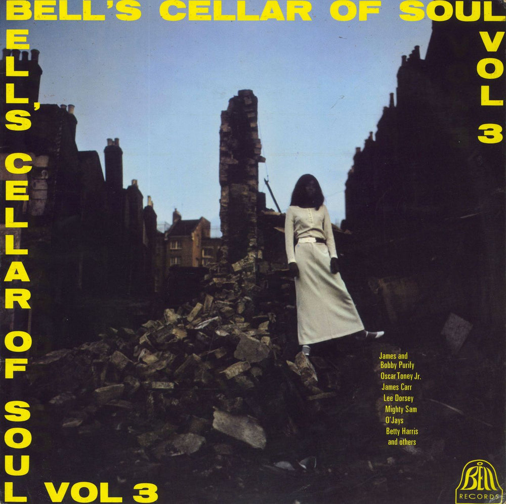 Various-Soul & Funk Bell's Cellar Of Soul Vol. 3 UK vinyl LP album (LP record) MBLL117