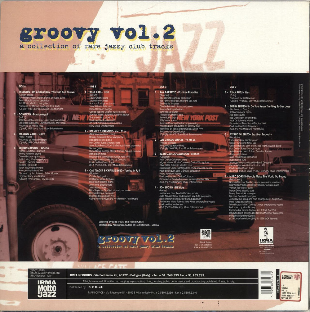 Various-Soul & Funk Groovy Vol. 2 - A Collection Of A Rare Jazzy Club Tracks Italian vinyl LP album (LP record) 5099748671714