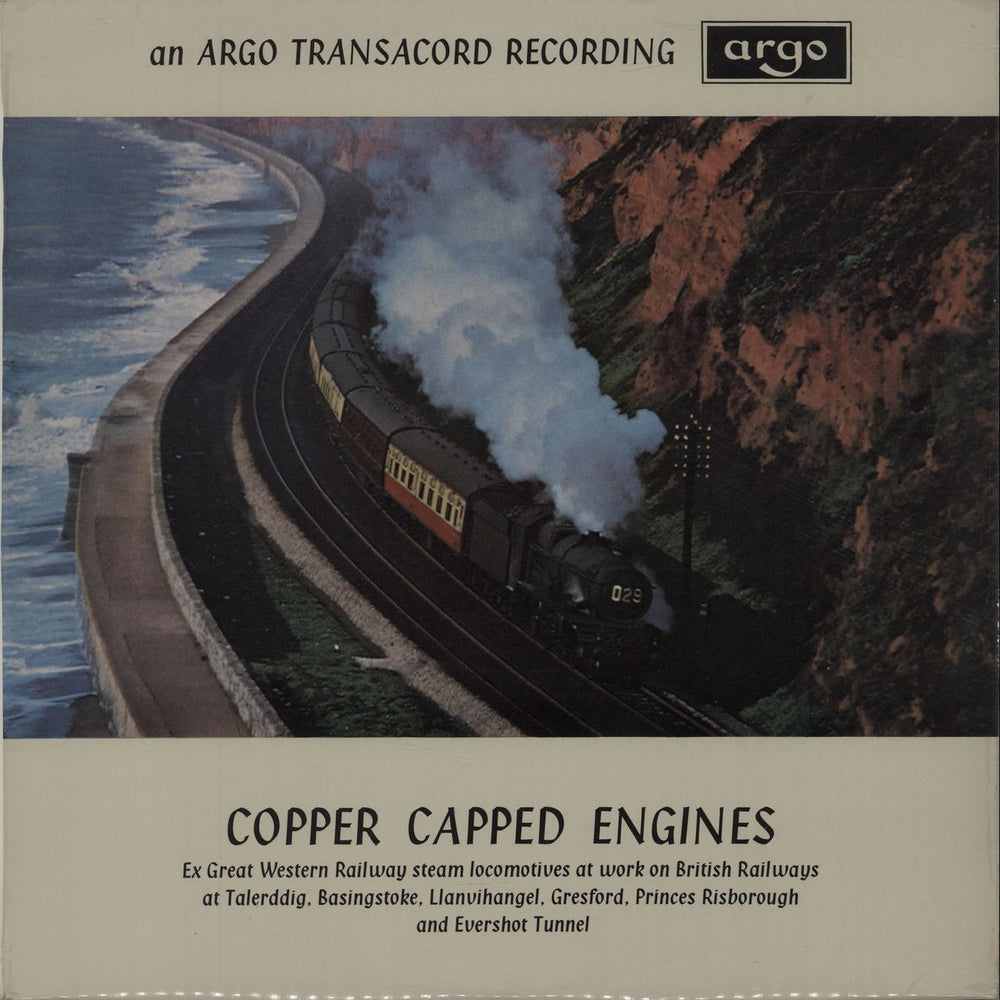 Various-Trains Copper Capped Engines UK vinyl LP album (LP record) ZDA109