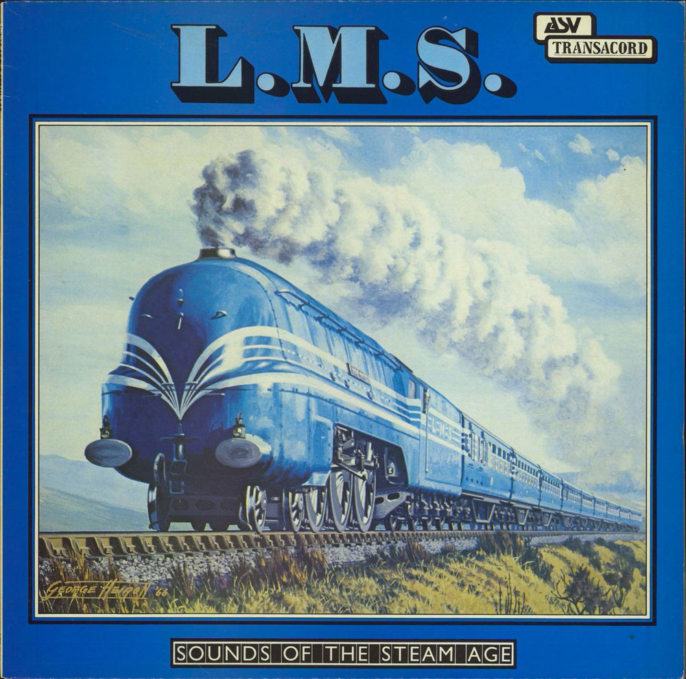 Various-Trains L.M.S. (London Midland and Scottish Railway Steam Locomotives) UK vinyl LP album (LP record) ATR7004