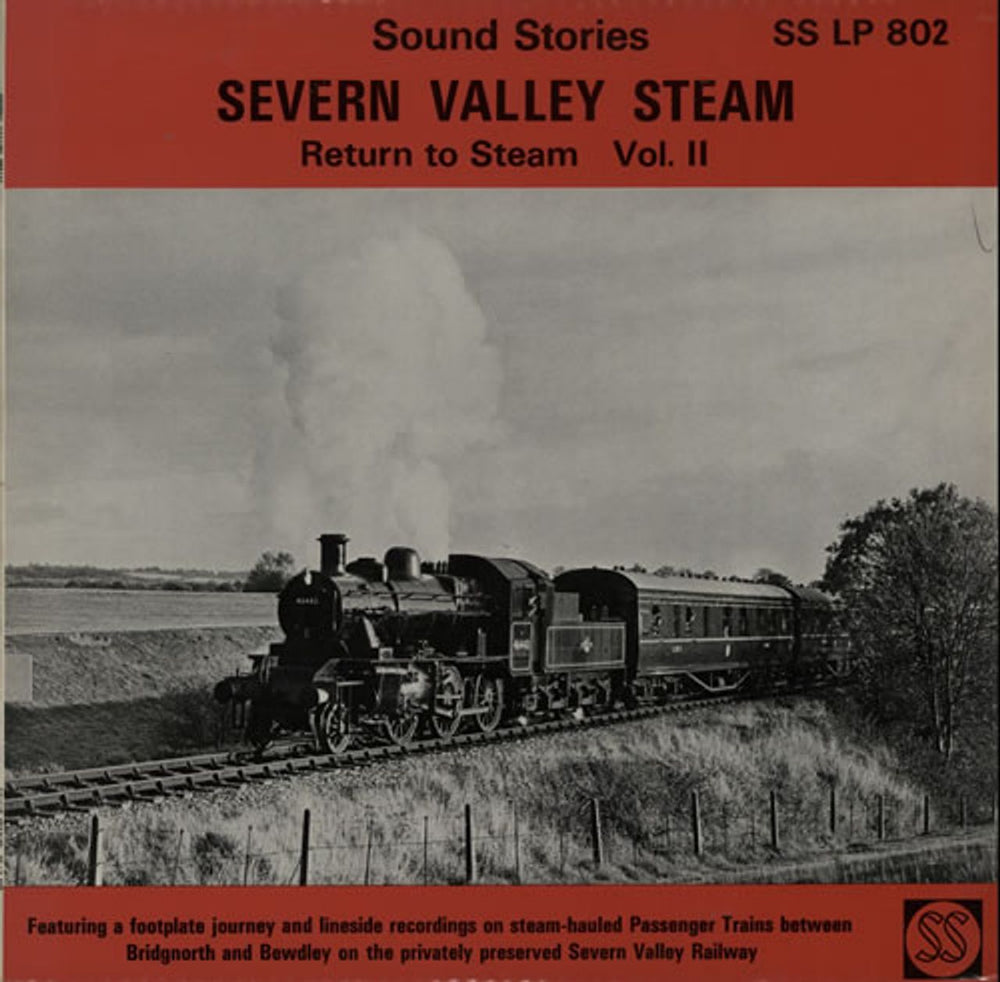 Various-Trains Severn Valley Steam UK vinyl LP album (LP record) SSLP802