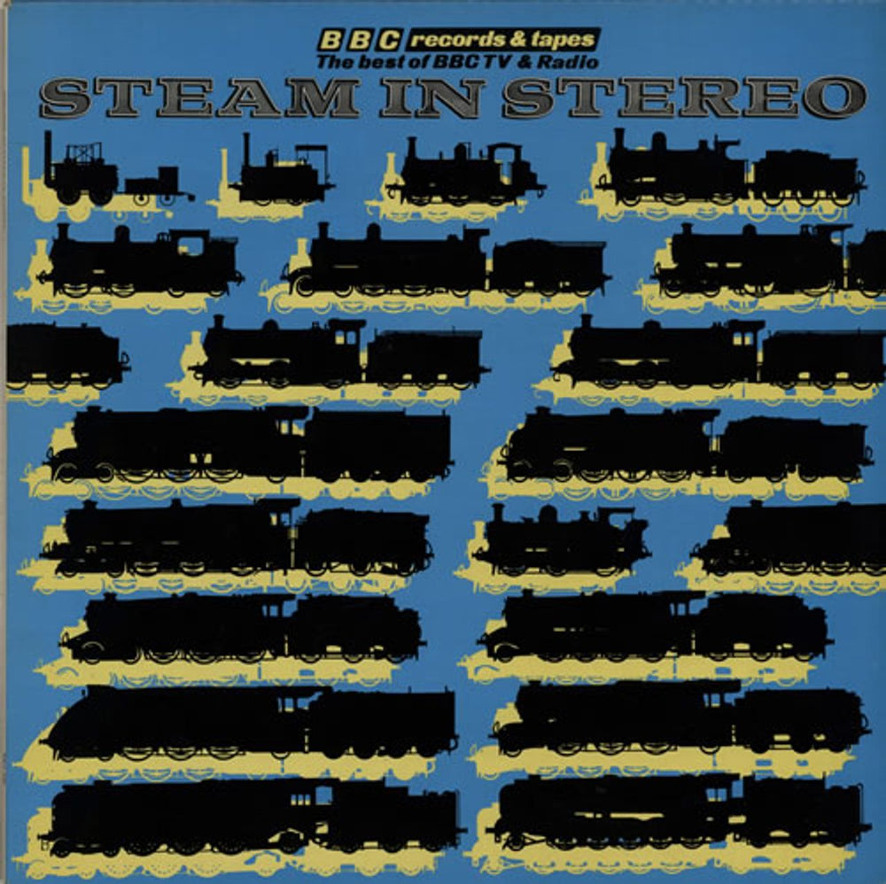 Various-Trains Steam In Stereo UK vinyl LP album (LP record) REC220