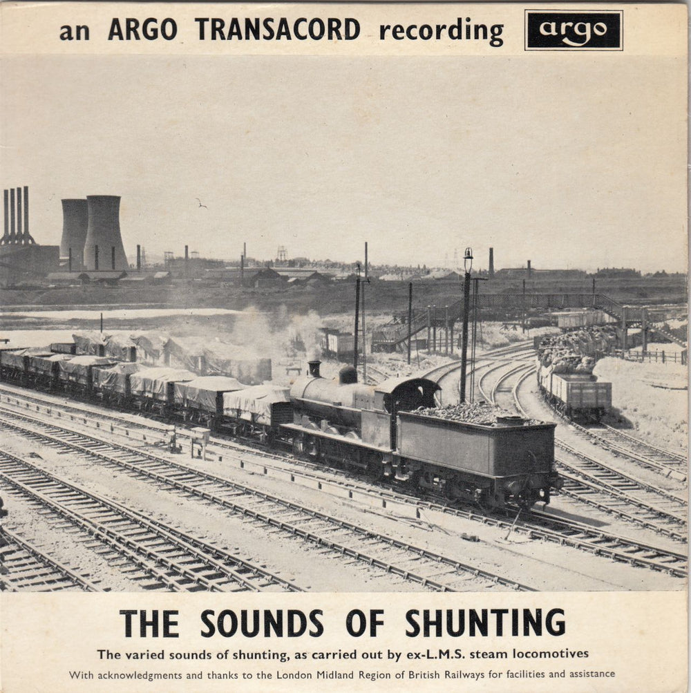 Various-Trains The Sounds Of Shunting EP UK 7" vinyl single (7 inch record / 45) EAF119