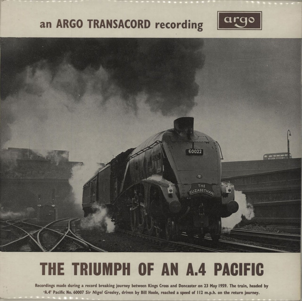 Various-Trains The Triumph Of An A.4 Pacific UK vinyl LP album (LP record) ZTR108