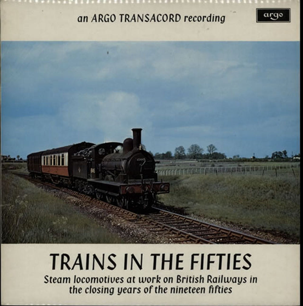 Various-Trains Trains In The Fifties UK vinyl LP album (LP record) ZTR131