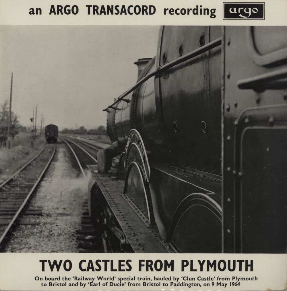 Various-Trains Two Castles From Plymouth EP UK 7" vinyl single (7 inch record / 45) EAF100