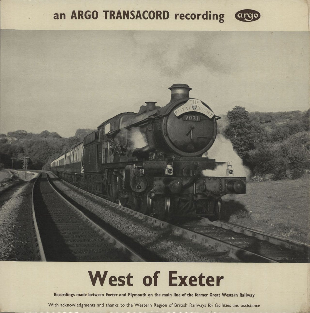 Various-Trains West Of Exeter UK vinyl LP album (LP record) DA9