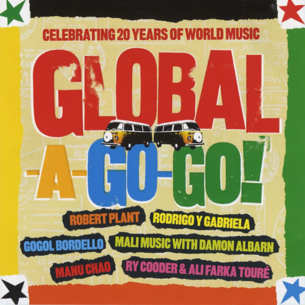 Various-World Music Global-A-Go-Go UK Promo CD album (CDLP) UNCUT200710