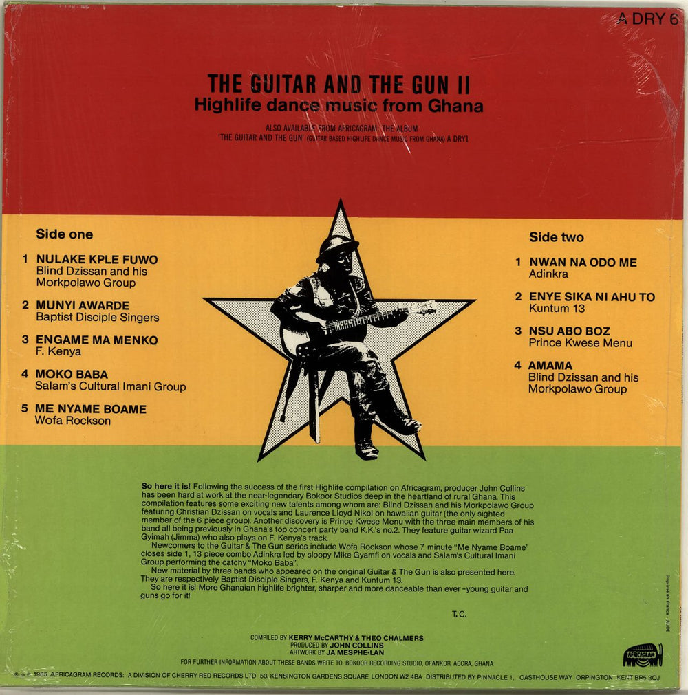 Various-World Music The Guitar And The Gun II UK vinyl LP album (LP record)