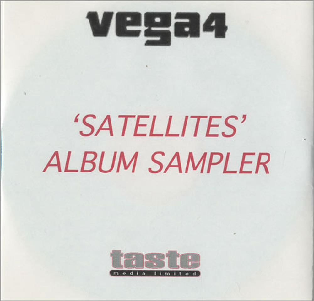 Vega4 Satellites - Album Sampler UK Promo CD-R acetate CD-R ACETATE