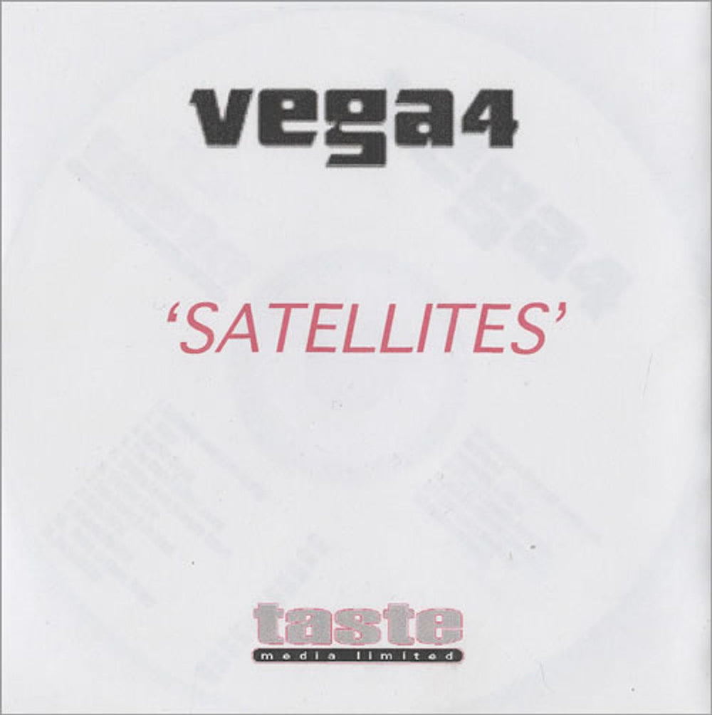 Vega4 Satellites UK Promo CD-R acetate CD-R ACETATE