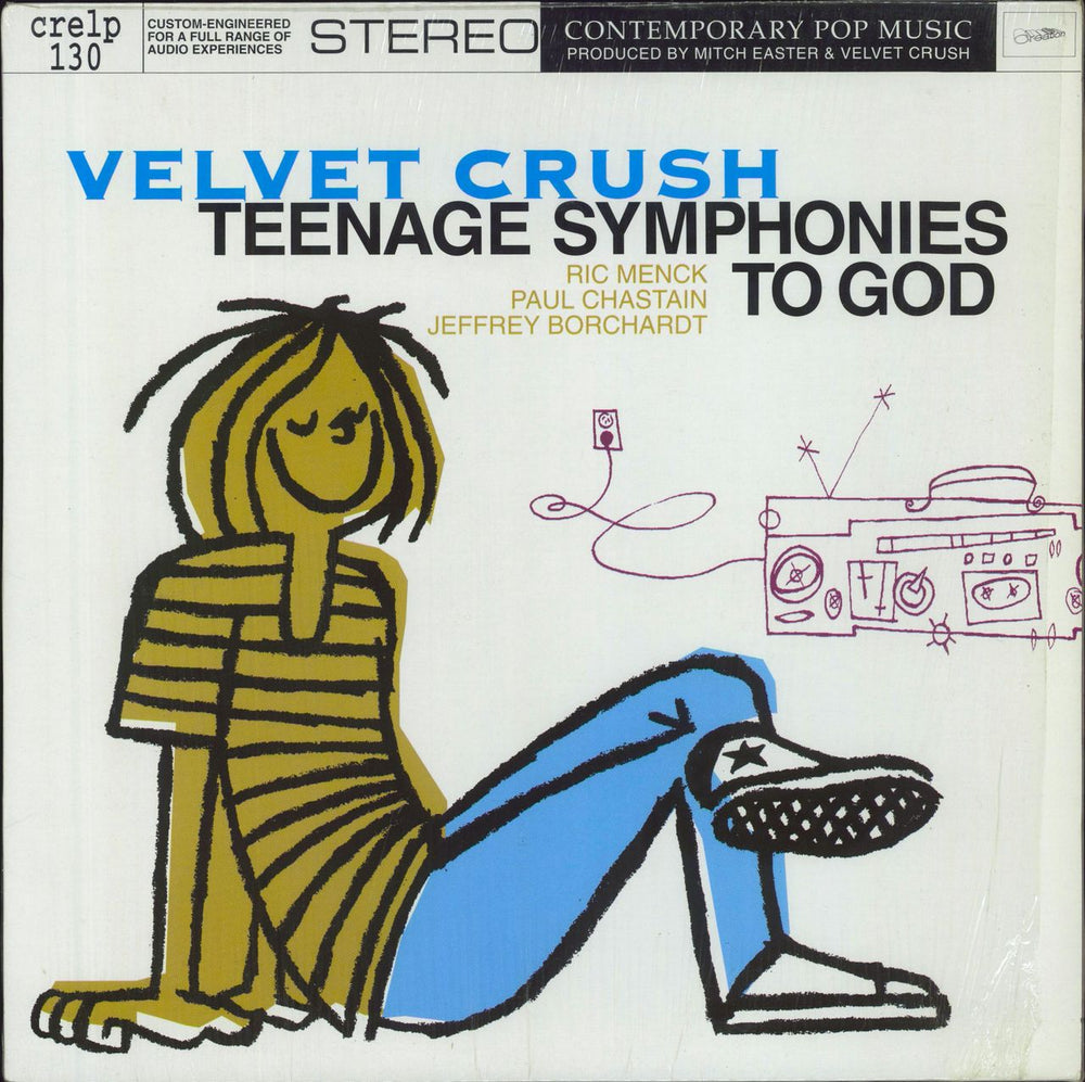 Velvet Crush Teenage Symphonies To God - EX UK vinyl LP album (LP record) CRELP130