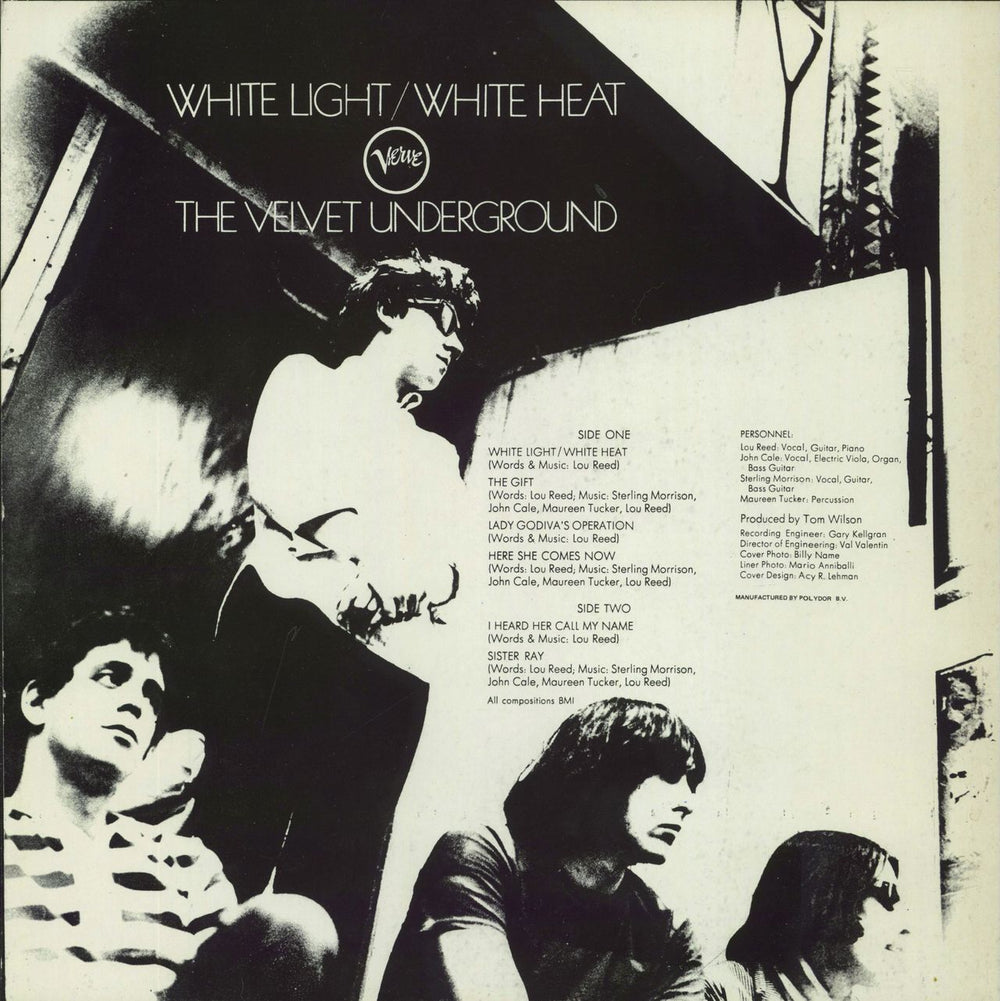 Velvet Underground White Light / White Heat Dutch vinyl LP album (LP record)