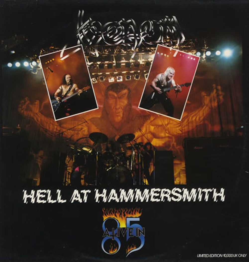 Venom Hell At Hammersmith E.P. UK 12" vinyl single (12 inch record / Maxi-single) NEAT53-12