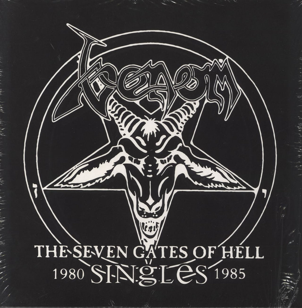 Venom The Seven Gates Of Hell - Singles 1980-1985 UK 2-LP vinyl record set (Double LP Album) BOBV448LP