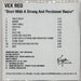 Vex Red Start With A Strong And Persistent Desire UK Promo CD-R acetate CDR ACETATE