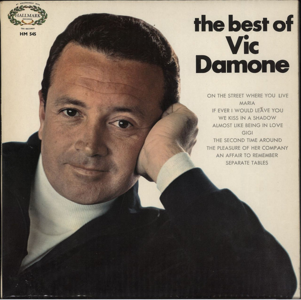 Vic Damone The Best Of Vic Damone UK vinyl LP album (LP record) HM545