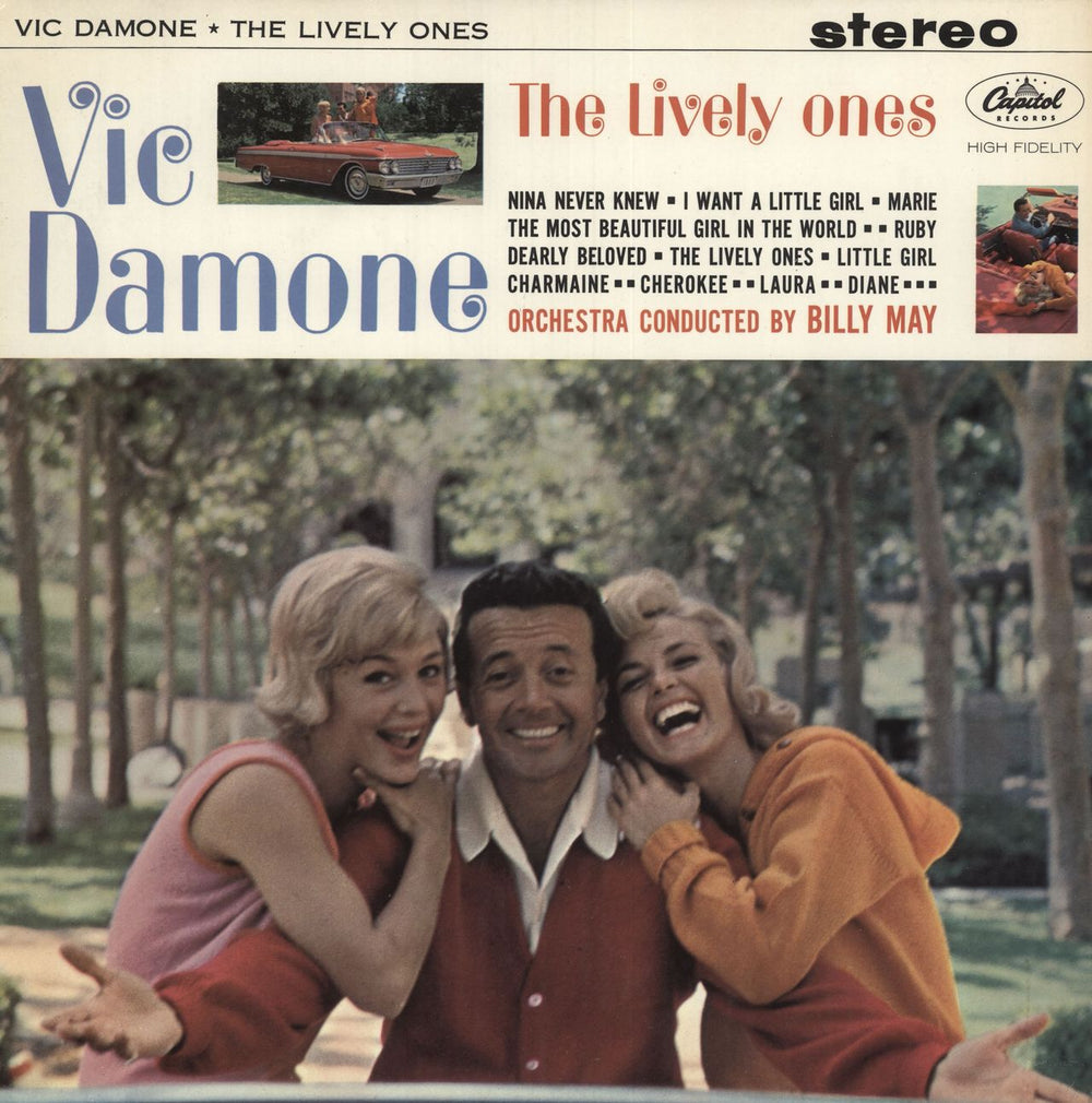 Vic Damone The Lively Ones - Stereo UK vinyl LP album (LP record) ST1748