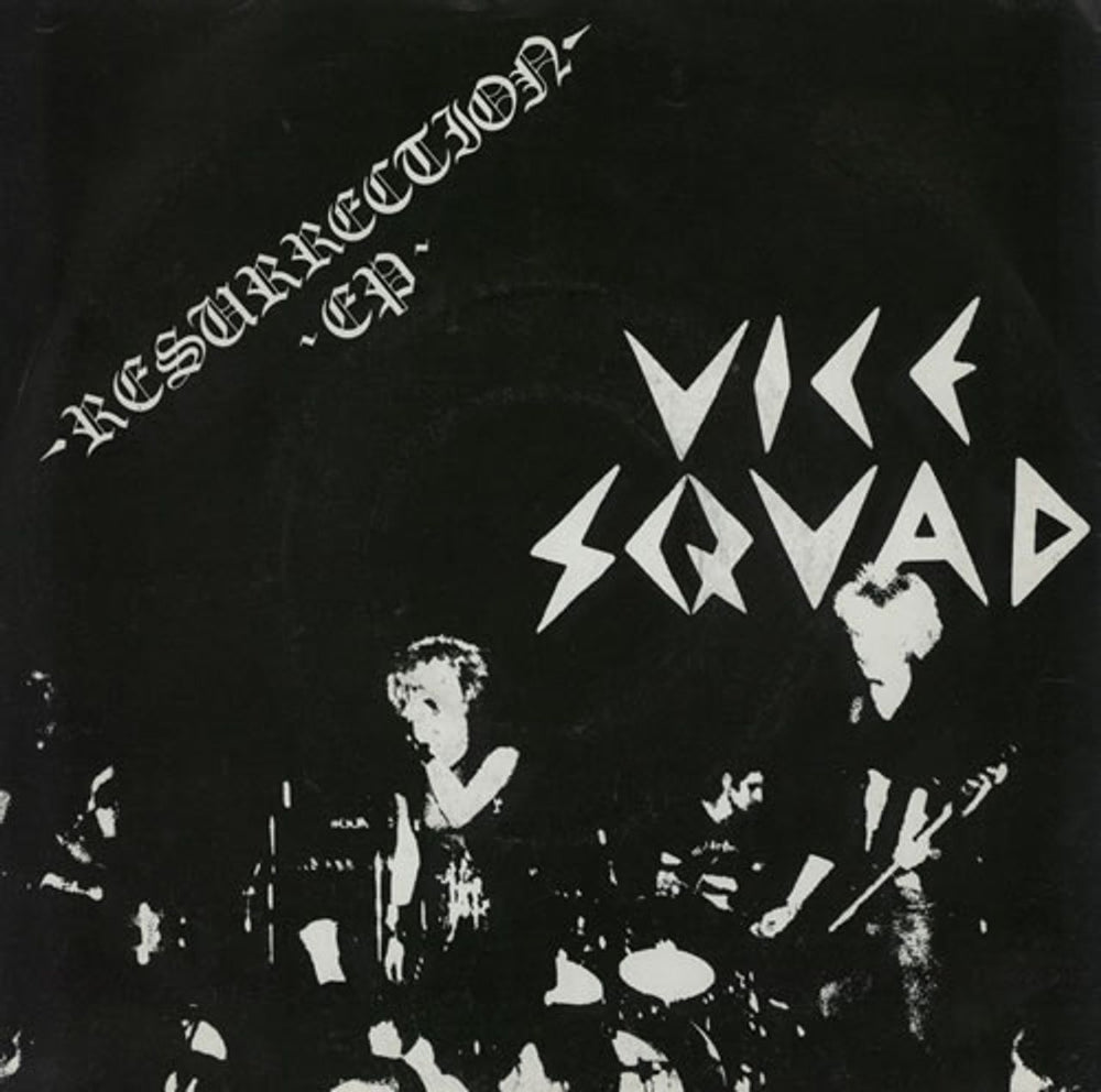 Vice Squad Resurrection EP UK 7" vinyl single (7 inch record / 45) RIOT2