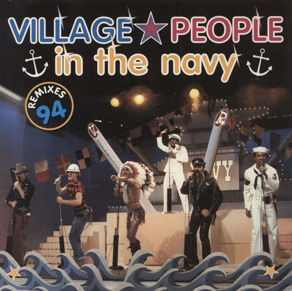 Village People In The Navy UK 7" vinyl single (7 inch record / 45) 74321198197