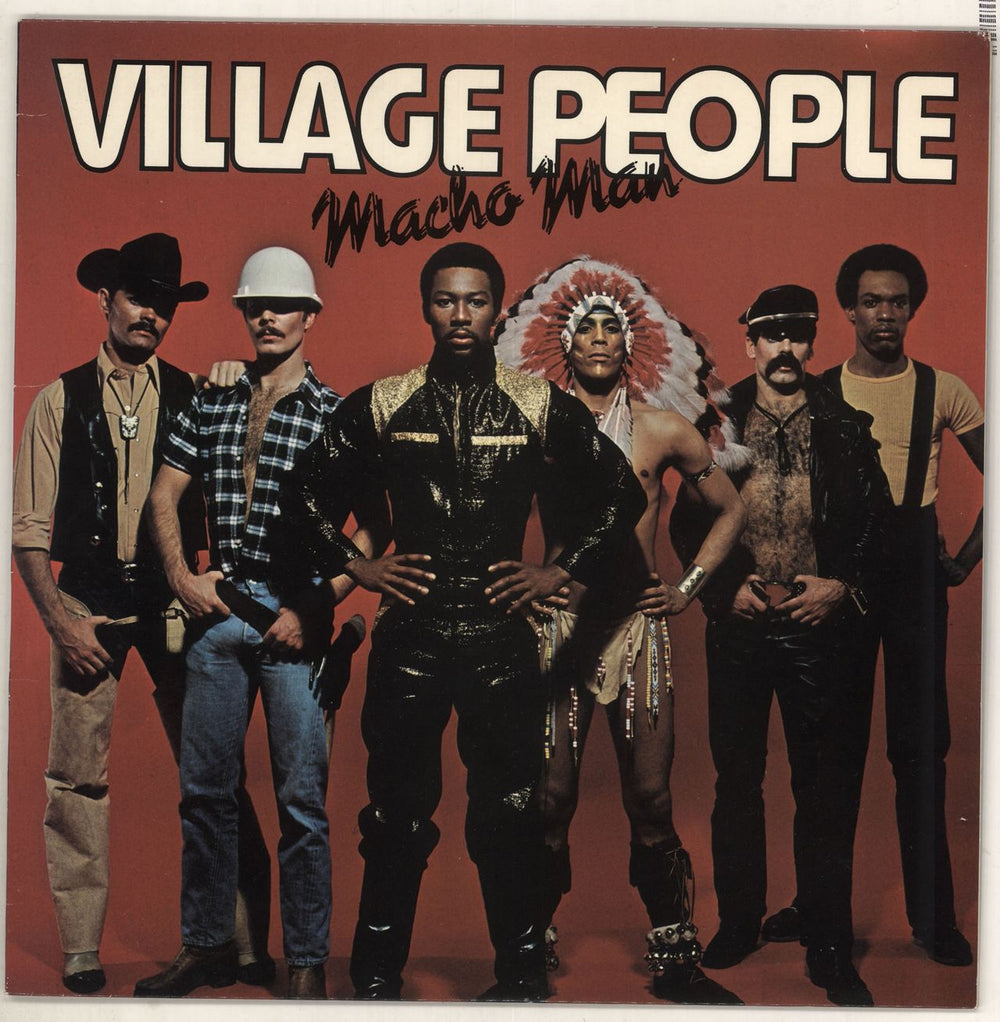 Village People Macho Man UK vinyl LP album (LP record) DJF20538