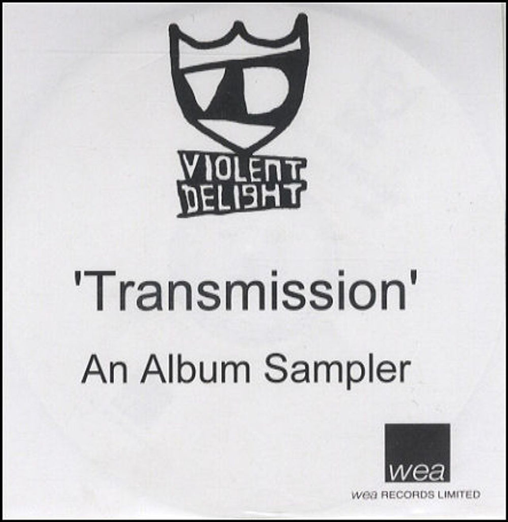 Violent Delight Transmission - An Album Sampler UK CD-R acetate CD-R ACETATE