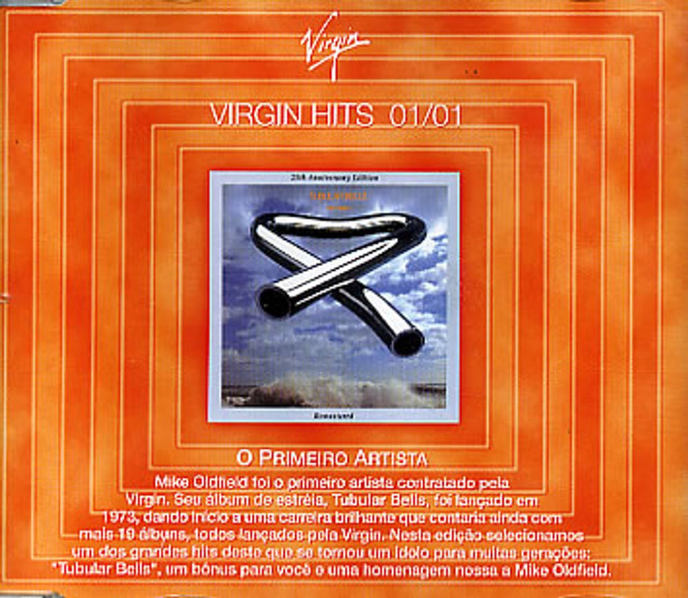 Virgin Virgin Hits 01/01 Brazilian Promo CD album (CDLP) PP08022