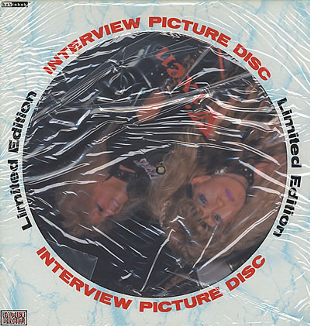 Vixen Interview UK picture disc LP (vinyl picture disc album) BAK2159