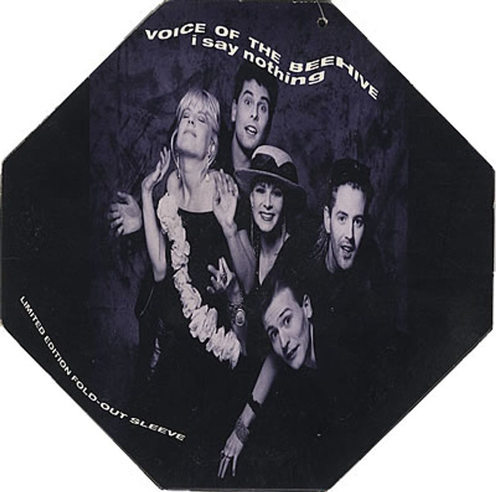 Voice Of The Beehive I Say Nothing - Limited edition fold-out sleeve UK 7" vinyl single (7 inch record / 45) LONH190