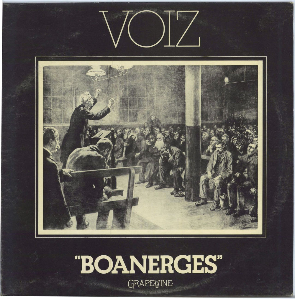 Voiz Boanerges UK vinyl LP album (LP record) GRV110