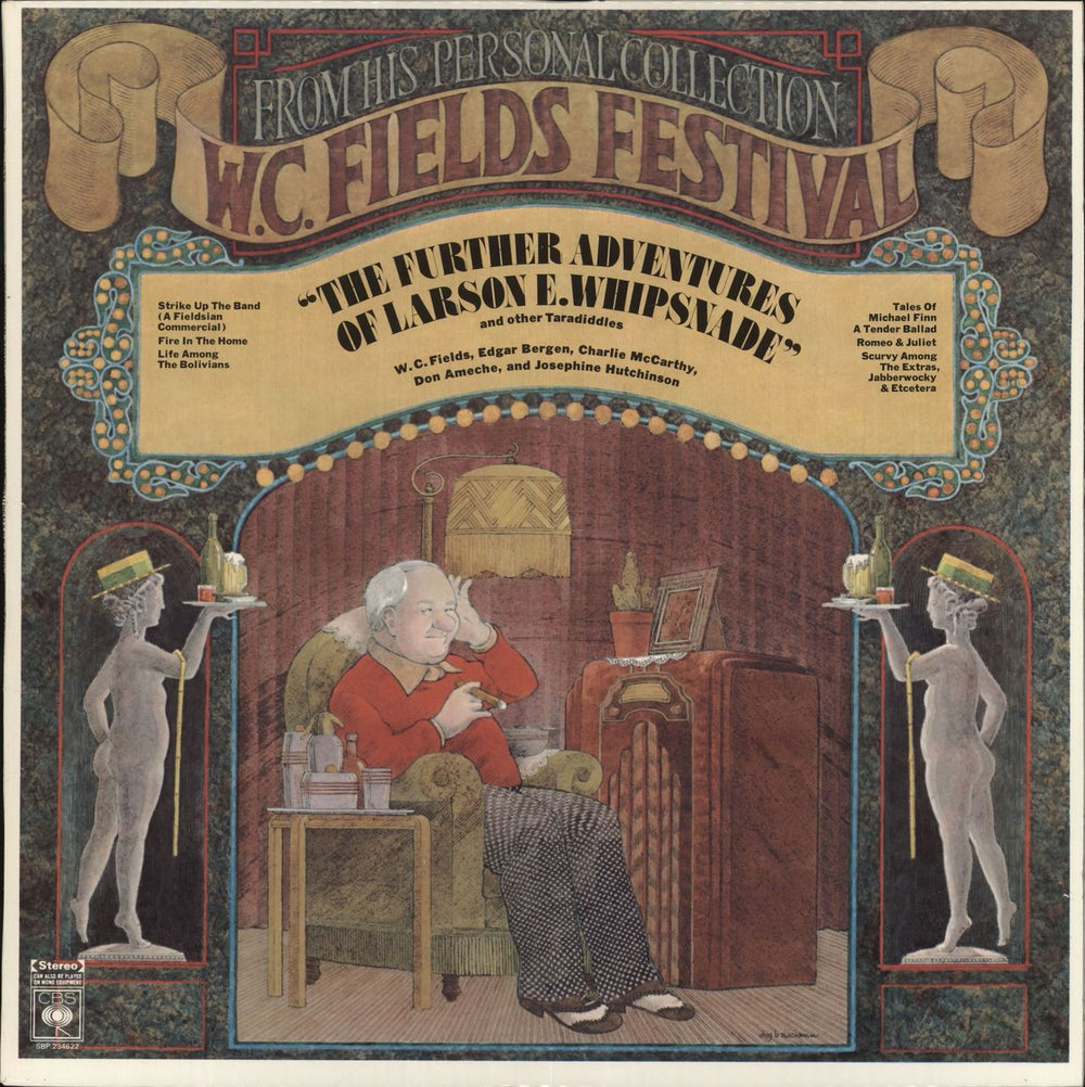 W.C. Fields The Further Adventures Of Larson E. Whipsnade And Other Taradiddles Australian vinyl LP album (LP record) SBP234622